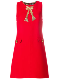 платье А-образного силуэта с аппликацией Dolce & Gabbana