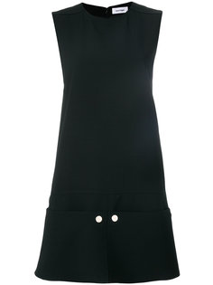 платье шифт дизайна колор-блок Courrèges