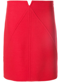 юбка А-образного силуэта с панельным дизайном Courrèges