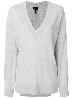 свитер в рубчик с V-образным вырезом  Rag & Bone