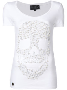 футболка с жемчужной отделкой  Philipp Plein