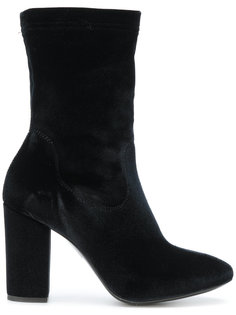 бархатные ботильоны Strategia