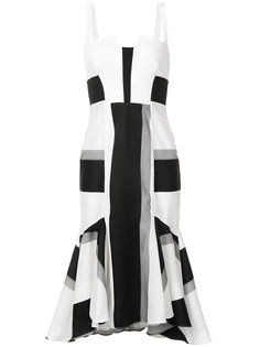 striped dress with flare hem Kimora Lee Simmons