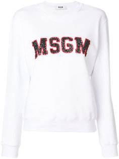 толстовка с логотипом  MSGM