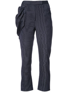 прямые брюки с декоративной драпировкой Rosie Assoulin