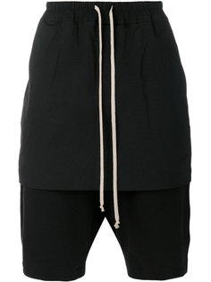 многослойные шорты Rick Owens DRKSHDW