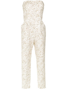 printed bandeau jumpsuit Andrea Marques