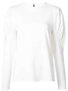 ruched panel blouse Tibi