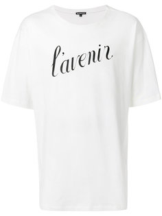 футболка с принтом lavenir Ann Demeulemeester