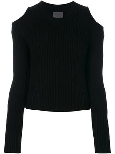 свитер с вырезами на плечах Zoe Jordan