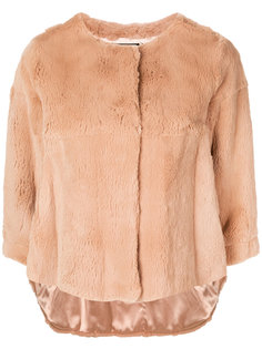 укороченная куртка из кроличьего меха Twin-Set