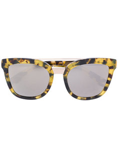 солнцезащитные очки в черепаховой оправе Dolce & Gabbana Eyewear