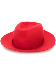 шляпа с широкой лентой Borsalino