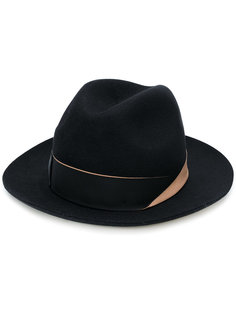 шляпа с перевернутой лентой Borsalino