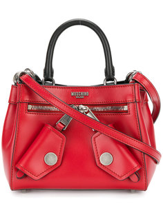 мини-сумка с диагональными карманами Moschino