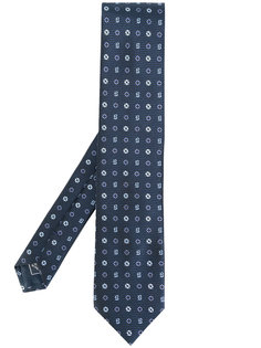 жаккардовый галстук с принтом Brioni