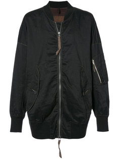 contrast seam bomber Ziggy Chen