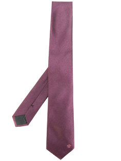 галстук с вышитым логотипом Versace