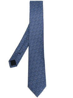 классический галстук с вышивкой Versace