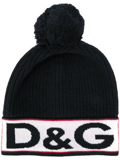 шляпа с логотипом вязки интарсия Dolce & Gabbana
