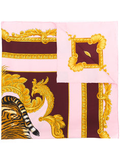 шарф с рисунком Tiger Versace