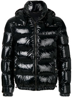 дутая куртка с лакированным эффектом Versace