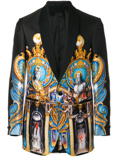 пиджак с принтом статуй Versace