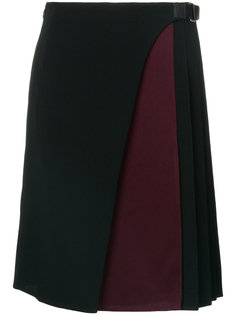 асимметричная плиссированная юбка Versace
