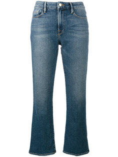 укороченные джинсы клеш  Frame Denim