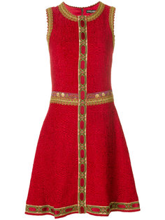 платье с вышивкой Dolce & Gabbana