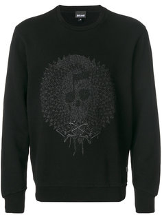 толстовка с принтом черепа Just Cavalli