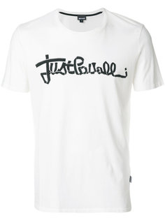 футболка с принтом-логотипом Just Cavalli