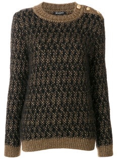 текстурированный свитер Balmain
