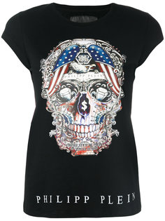 футболка с принтом черепа  Philipp Plein