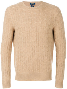 джемпер вязки косичкой Polo Ralph Lauren