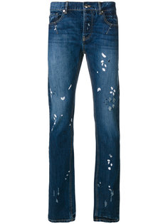 джинсы с пятнистым принтом Les Hommes Urban