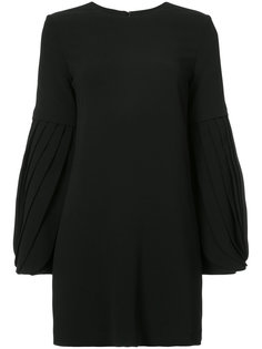 pleated sleeves dress Brandon Maxwell
