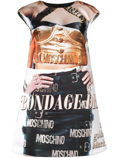 платье с принтом trompe-lœil Moschino