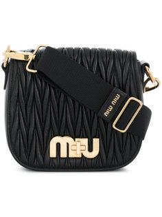 сумка с ребристой фактурой Miu Miu
