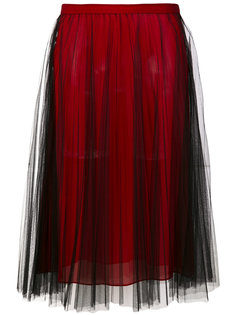 плиссированная юбка  Versace