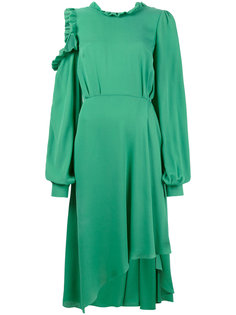 асимметричное платье с открытой спиной и оборкой Calgiari Magda Butrym