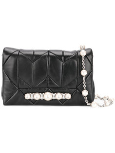 клатч с блестящим декором Miu Miu