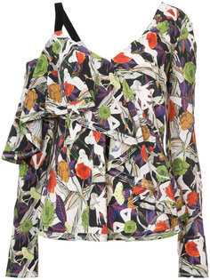 printed asymmetric top Jason Wu