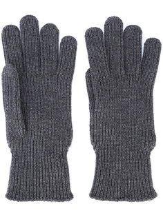 перчатки с логотипом Moncler
