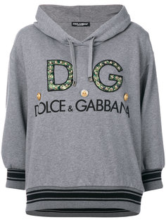 толстовка с капюшоном и логотипом Dolce & Gabbana
