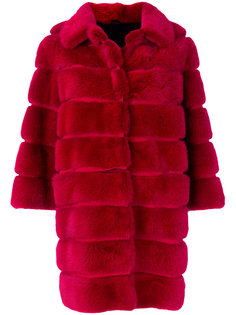 пальто со вставками и укороченными рукавами  Simonetta Ravizza