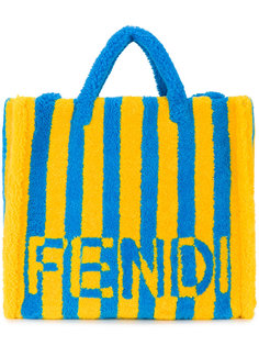 сумка-тоут в полоску Fendi