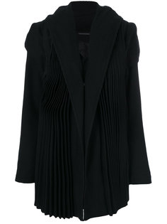 строгое плиссированное пальто  Yohji Yamamoto