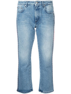 джинсы с полосками с логотипом MSGM