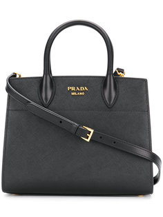 сумка-тоут с логотипом Prada